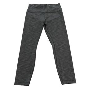 Lululemon Wunder Under Tight Legging Luxtreme Size 10 Gray Yoga Pants High Rise